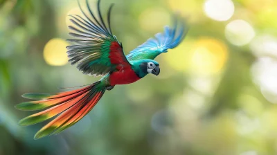 Quetzal in Motion