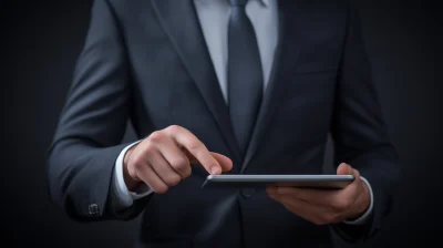 Businessman with Tablet