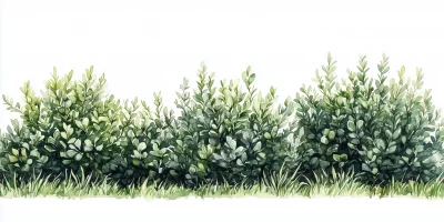 Row of Bushes