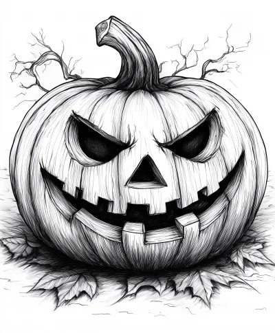 Halloween Coloring Book