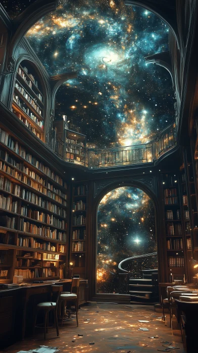 Floating Library in Space