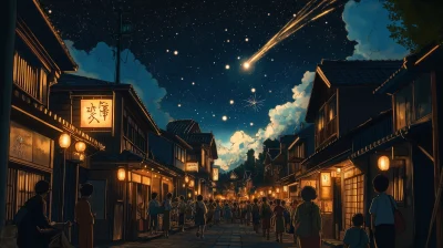 Japanese Night Scene