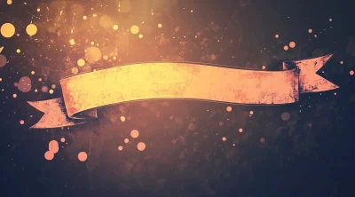 Grunge Ribbon Banner Illustration