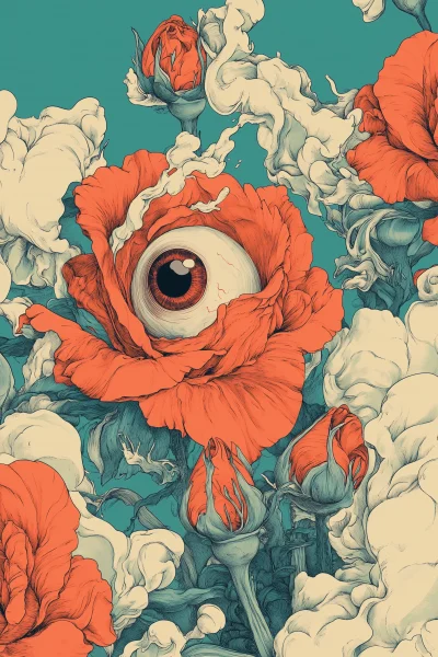 Bizarre Rose Illustration