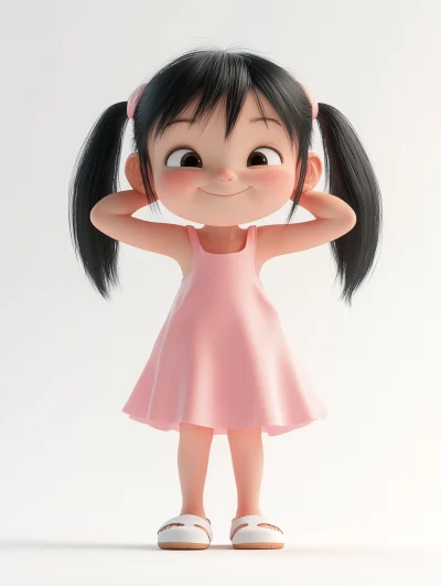 Cute Cartoon Girl