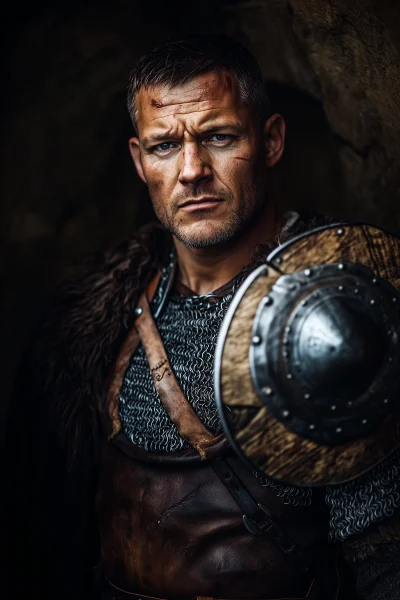 Viking Warrior Portrait