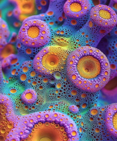 Colorful Fractal Patterns