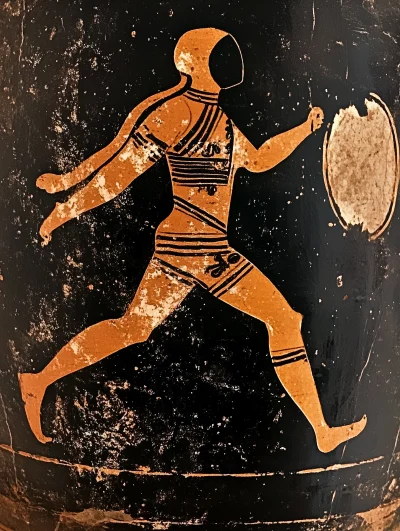 Astronauts on Ancient Hellenic Vase