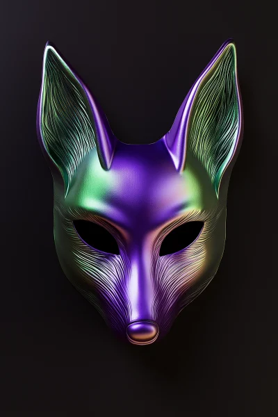 Iridescent Fox Mask