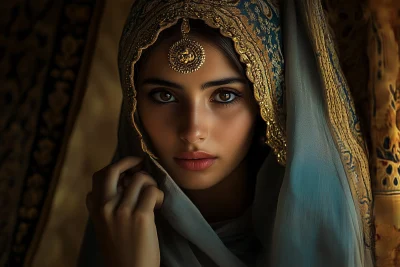 Beautiful Young Woman from Egypt