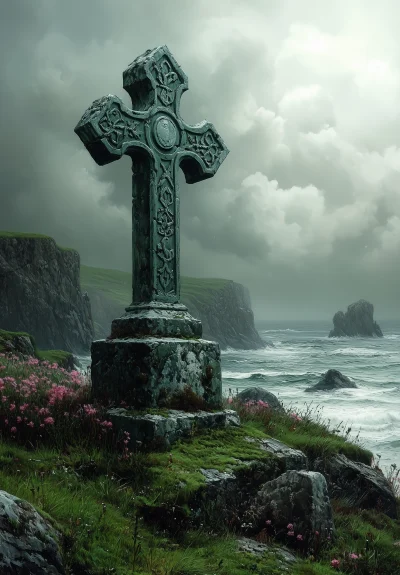 Celtic Cross on the Coast