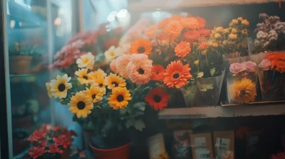 Street Flower Shop Shelf