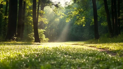 Early Summer Morning in the Forest