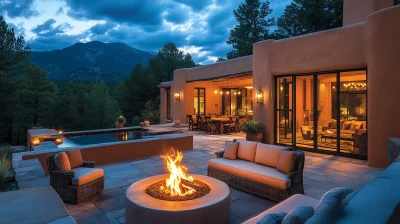 Southwestern Style Backyard