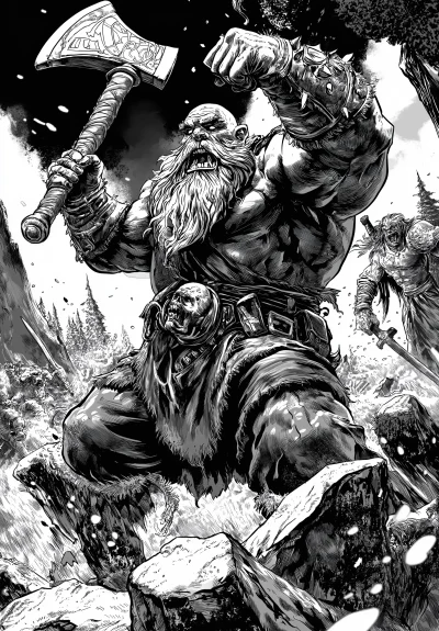 Berserker Dwarf vs Goblin