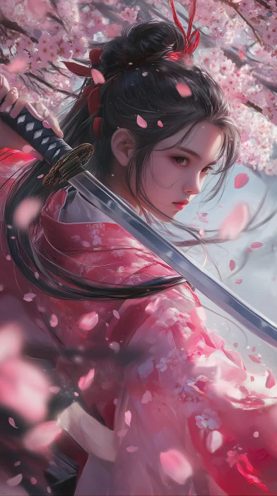 Cherry Blossom Shrine Maiden