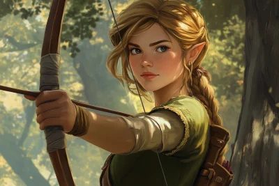 Young Female Robin Hood