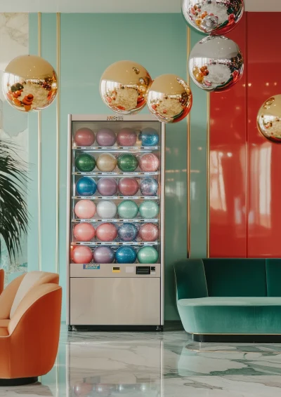 Disco Ball Vending Machine