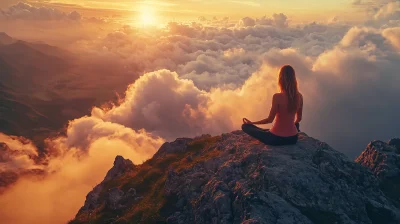 Mountain Meditation at Sunrise