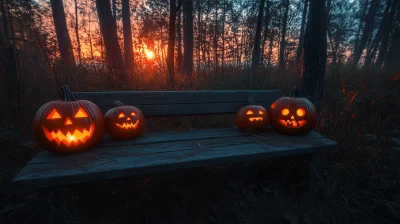 Haunted Halloween Sunset