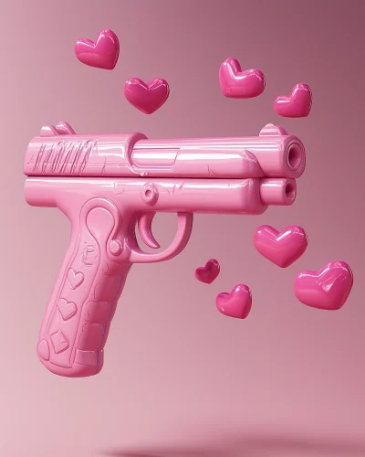 Inflatable Heart Shooter