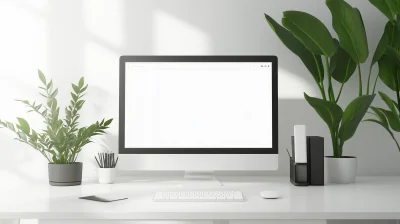 Clean and Modern Workspace Setup