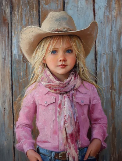 Adorable Little Cowgirl