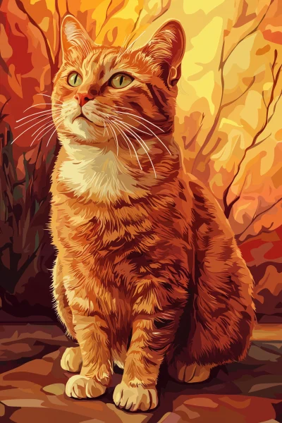 Vector Cat Illustration