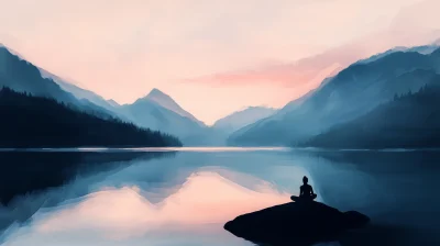 Tranquil Yoga Meditation at Dawn