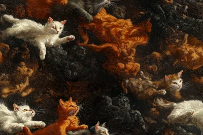 Renaissance Art Cat War