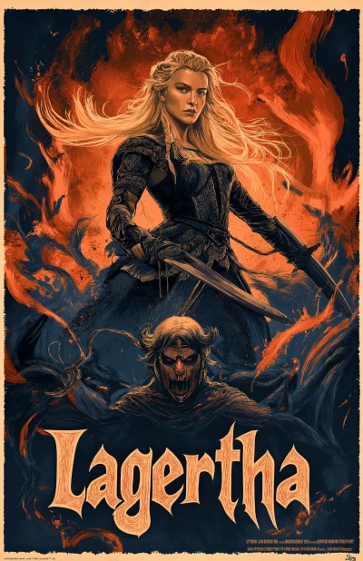 Lagertha Vintage Movie Poster