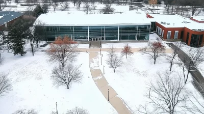 Snowy Aerial View