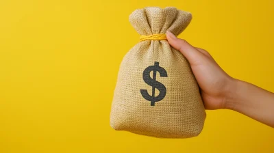 Hand Holding Money Bag