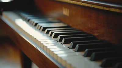 Close Up of Piano