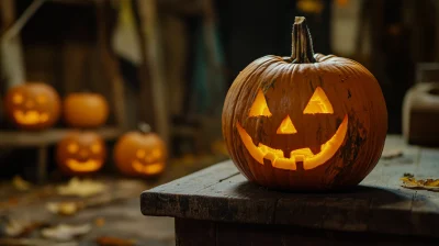 Carved Halloween Pumpkins