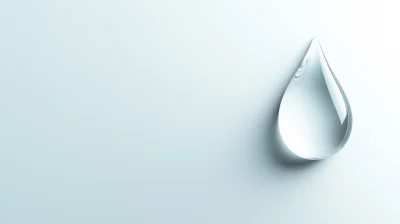 Minimalist Water Droplet