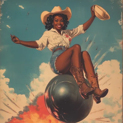 Cowgirl on a Bomb