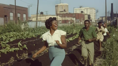 1950’s Candid Photo in Detroit’s Black Bottom