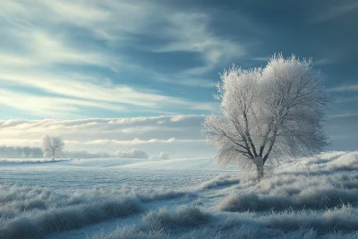 Frost Inspired Landscape