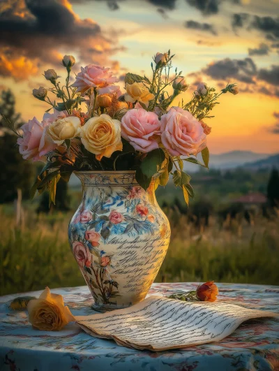 Antique Vase in Tuscany