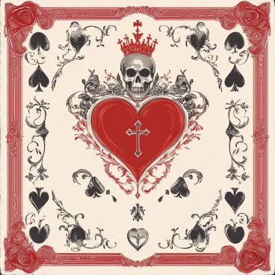 Gothic Playing Card Design