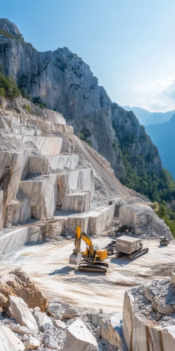 Massive Marble Quarry