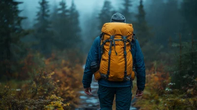 Hiking in the Forest