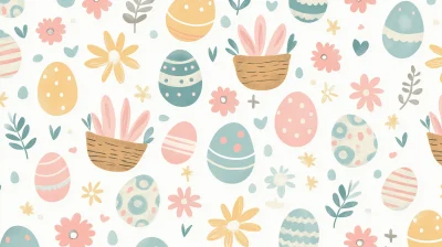 Easter Vector Pattern