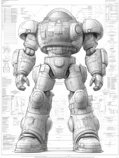 Buzz Lightyear Design Schematic