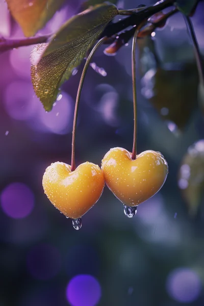 Cherries in Rain