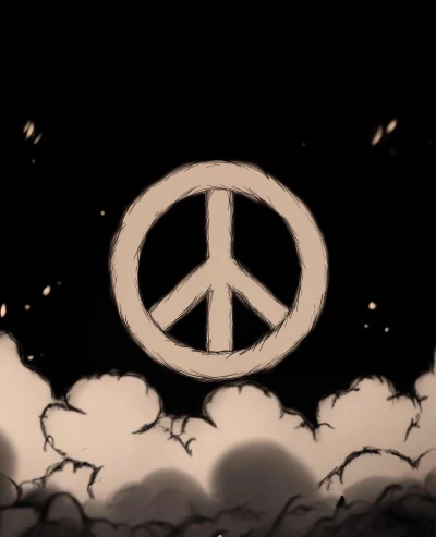 Cloud Peace Sign