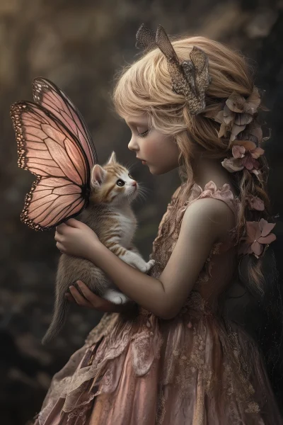 Fairy and Kitten