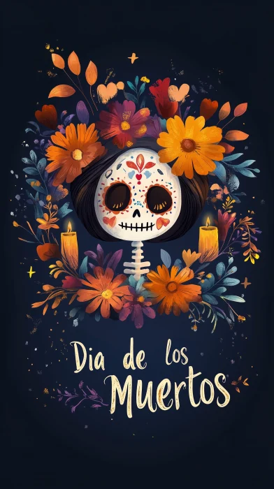 Dia de los Muertos Illustration