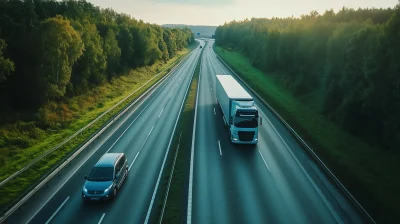 Trucks on the Highway